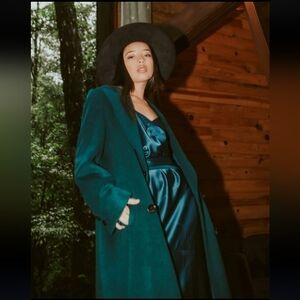 Worthington Teal Trench Coat